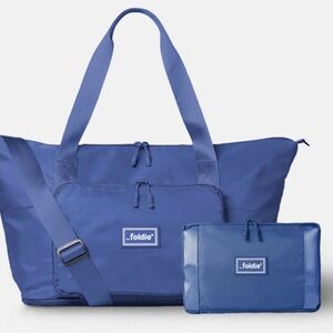 Foldie Navy Travel Bag NWT